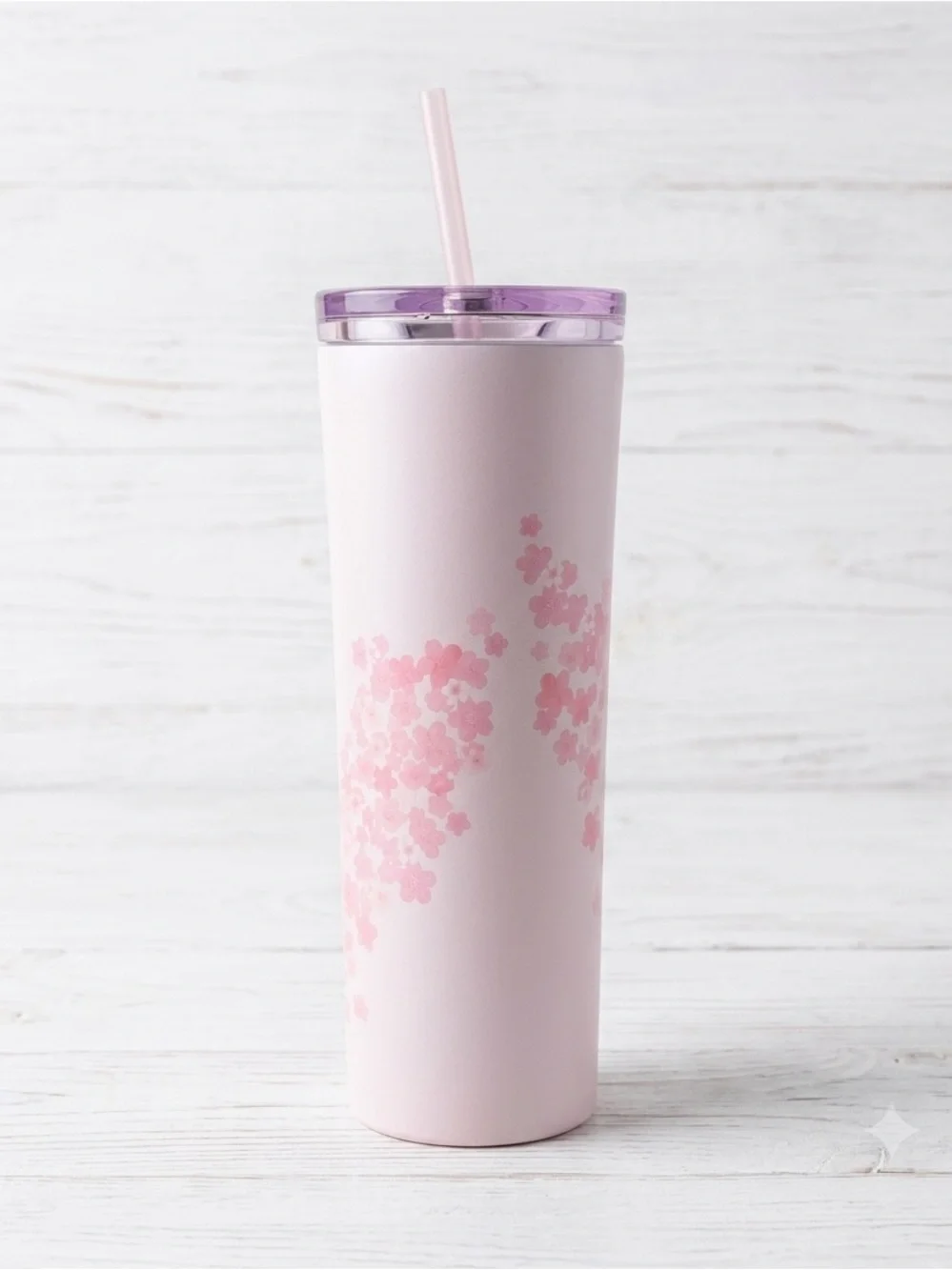 NWT Starbucks 2026 Spring Sakura Cherry Blossom Stainless Steel Tumbler Cold